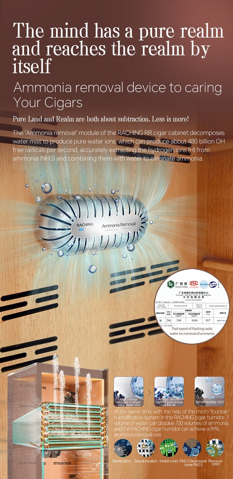 Raching RR980 Series Electric Cigar Humidor Cigar Humidors Wine Coolers Empire