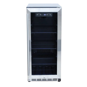 RCS 15-Inch Refrigerator with Glass Window REFR5 Refrigerators REFR5 Wine Coolers Empire