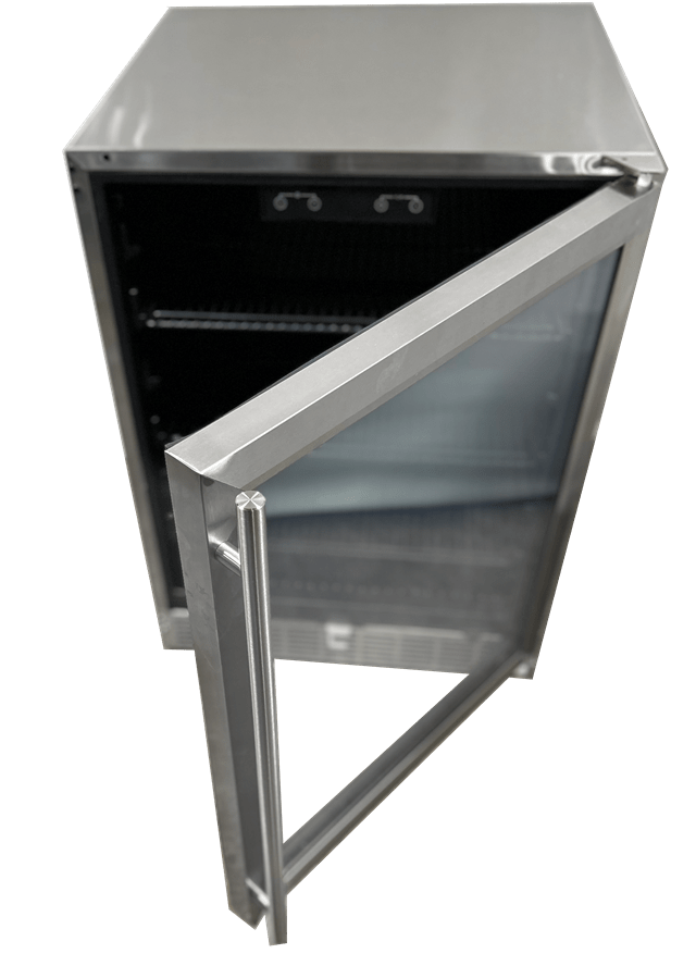 RCS 24-inch 5.6 Cu. Ft. UL Refrigerator with Glass Door REFR2B Refrigerators REFR2B Wine Coolers Empire
