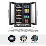 Sinoartizan 24" Dual Zone Stainless Steel Wine and Beverage Coolers ST-36B Wine/Beverage Coolers Combo ST-36B Wine Coolers Empire