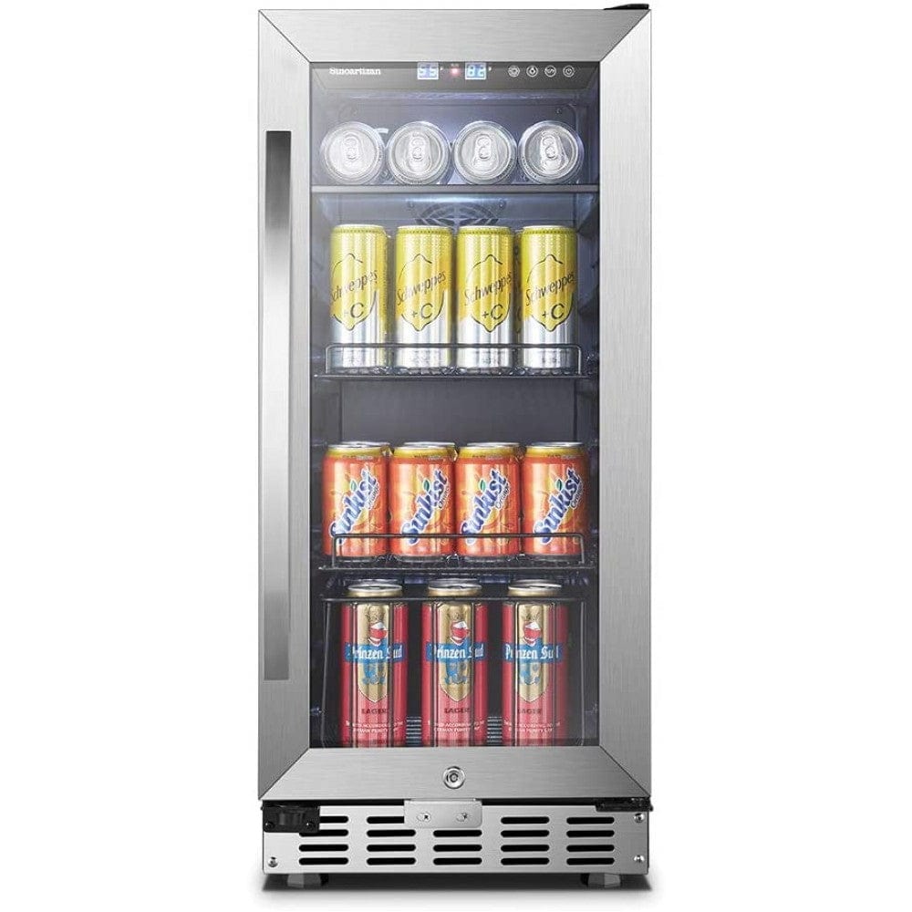 Sinoartizan 70 Cans Single Zone Stainless Steel Beverage Coolers ST-33BC Beverage Centers ST-33BC Wine Coolers Empire