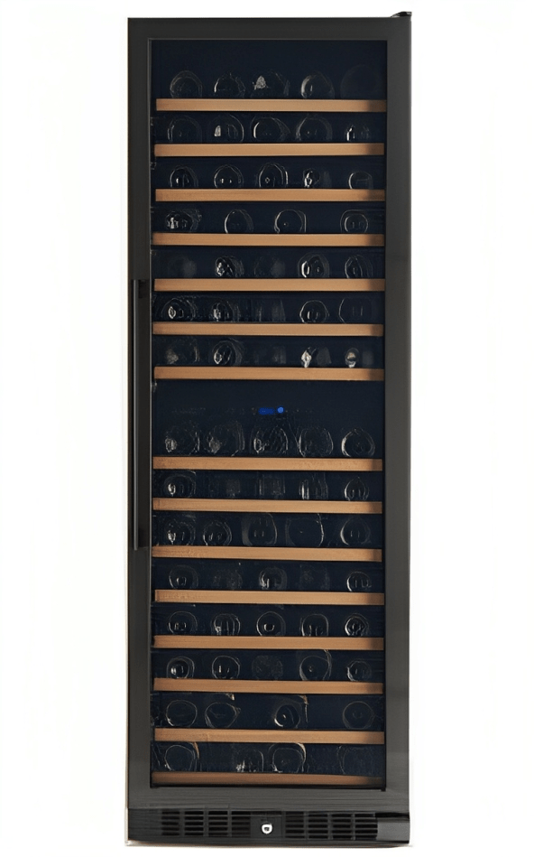 Smith & Hanks 166 Bottle Black Stainless Dual Zone Wine Fridge RE55004 Wine Coolers RE55004 Wine Coolers Empire