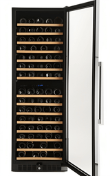 Smith & Hanks 166 Bottle Black Stainless Dual Zone Wine Fridge RE55004 Wine Coolers RE55004 Wine Coolers Empire