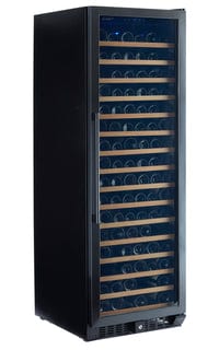 Smith & Hanks 166 Bottle Black Stainless Single Zone Wine Fridge RW428SRBSS Wine Coolers RE55003 Wine Coolers Empire