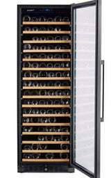 Smith & Hanks 166 Bottle Black Stainless Single Zone Wine Fridge RW428SRBSS Wine Coolers RE55003 Wine Coolers Empire