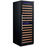 Smith & Hanks 166 Bottle Dual Zone Smoked Black Glass Wine Fridge RW428DRG Wine Coolers RW428DRG Wine Coolers Empire