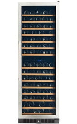 Smith & Hanks 166 Bottle Premium Dual Zone Stainless Steel Wine Fridge RW428DRE Wine Coolers RE100041 Wine Coolers Empire