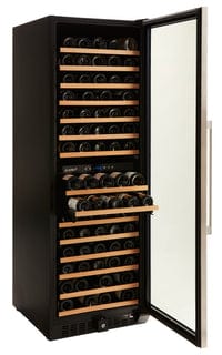 Smith & Hanks 166 Bottle Premium Dual Zone Stainless Steel Wine Fridge RW428DRE Wine Coolers RE100041 Wine Coolers Empire