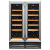 Smith & Hanks 40 Bottle Dual Zone Wine Fridge RW116D Wine Coolers RE100008 Wine Coolers Empire