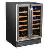 Smith & Hanks 40 Bottle Dual Zone Wine Fridge RW116D Wine Coolers RE100008 Wine Coolers Empire