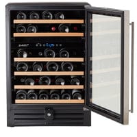 Smith & Hanks 46 Bottle Premium Dual Zone Under Counter Wine Cooler RW145DRE Wine Coolers RE100009 Wine Coolers Empire