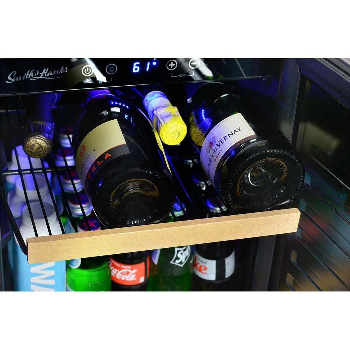 Smith & Hanks Stainless Steel Wine and Beverage Fridge BEV176SD Wine/Beverage Coolers Combo BEV176SD Wine Coolers Empire