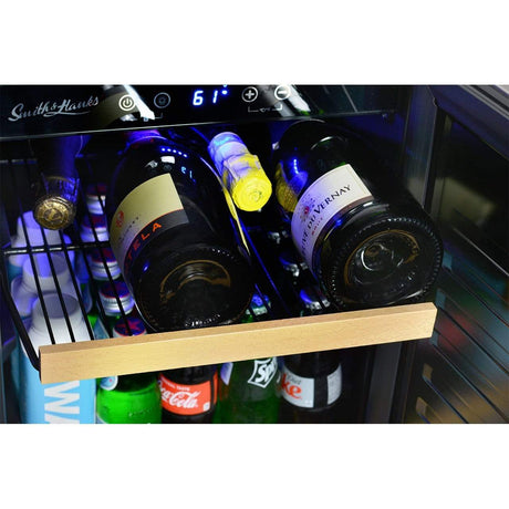 Smith & Hanks Stainless Steel Wine and Beverage Fridge BEV176SD Wine/Beverage Coolers Combo BEV176SD Wine Coolers Empire