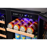 Smith & Hanks Stainless Steel Wine and Beverage Fridge BEV176SD Wine/Beverage Coolers Combo BEV176SD Wine Coolers Empire