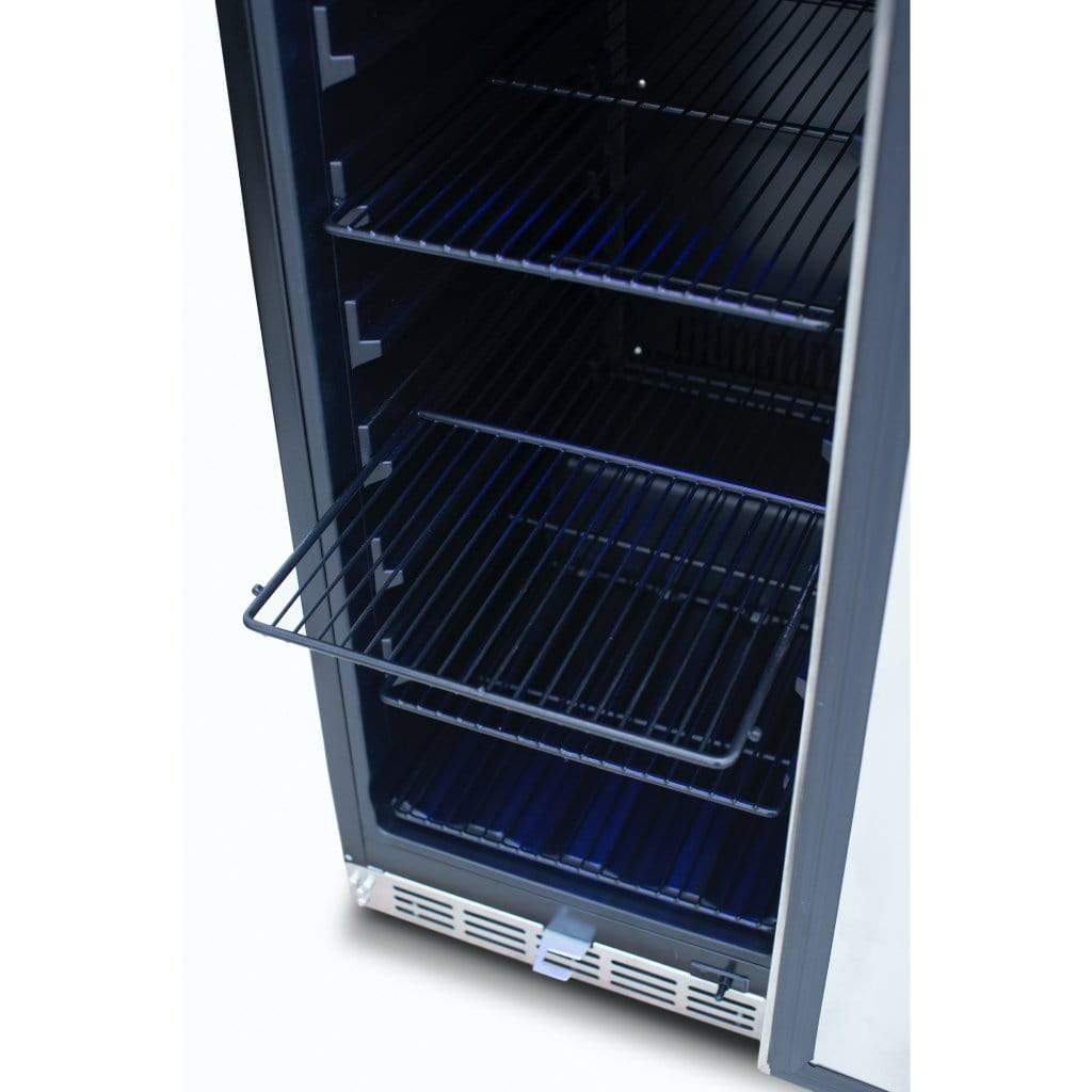 Summerset 15" Outdoor Rated Fridge w/Glass Door SSRFR-15G Refrigerators SSRFR-15G Wine Coolers Empire