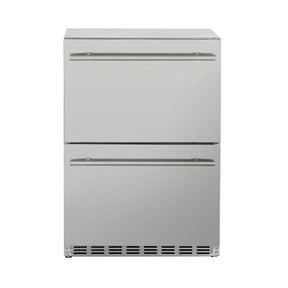 Summerset 24" 5.3 Cu. Ft. Outdoor Rated 2-Drawer Deluxe Refrigerator SSRFR-24DR2 Refrigerators SSRFR-24DR2 Wine Coolers Empire