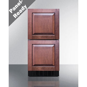 Summit 15" 2-Drawer Panel Ready All-Refrigerator ASDR1524PNR Refrigerators ASDR1524PNR Wine Coolers Empire