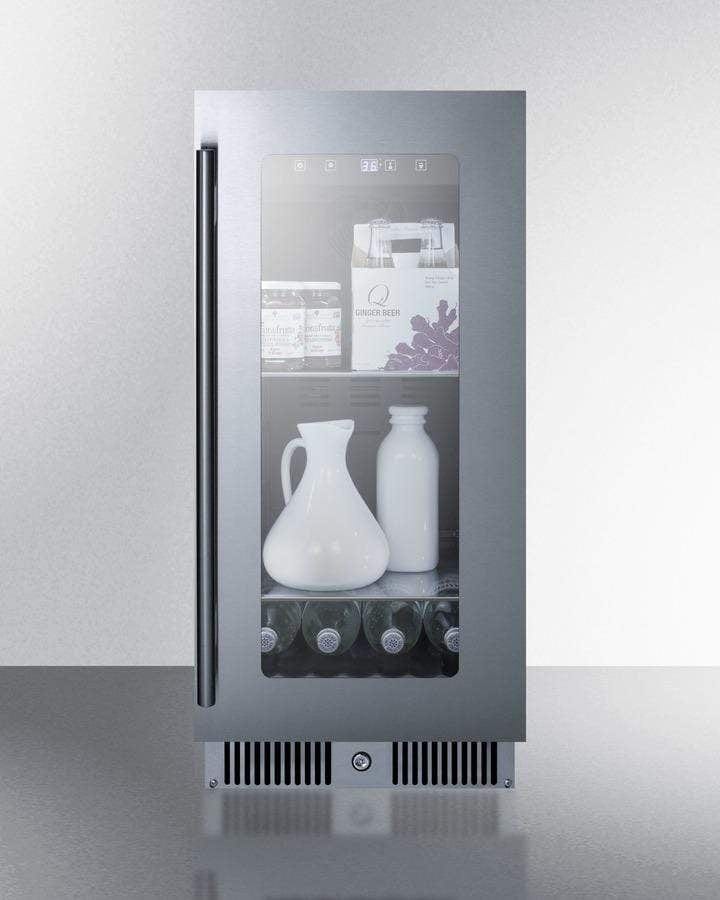 Summit 15" Built-In Beverage Center CL156BV Beverage Centers CL156BV Wine Coolers Empire