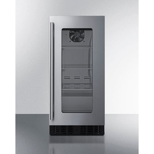 Summit 15" Glass Door Built-In Beverage Center ASDG1521 Beverage Centers ASDG1521 Wine Coolers Empire