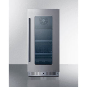 Summit 15 Inch Wide Built In Beverage Center CL156BV1 Beverage Centers CL156BV1 Wine Coolers Empire
