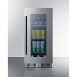Summit 15 Inch Wide Built In Beverage Center CL156BV1 Beverage Centers CL156BV1 Wine Coolers Empire
