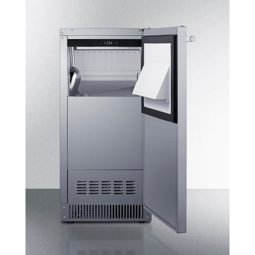 Summit 15" Outdoor Clear Icemaker with ADA Compliant Ice Makers Wine Coolers Empire