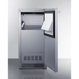 Summit 15" Outdoor Clear Icemaker with ADA Compliant Ice Makers Wine Coolers Empire