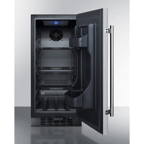 Summit 15" Stainless Steel Built-In All-Refrigerator ALR15BCSS Refrigerators ALR15BCSS Wine Coolers Empire