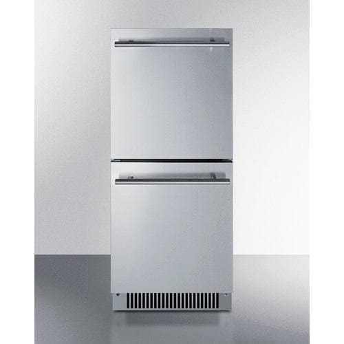 Summit 15" Wide 2-Drawer All-Refrigerator ADA Compliant ADRD15 Refrigerators ADRD15 Wine Coolers Empire