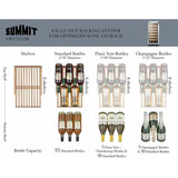 Summit 15" Wide Built-In Wine Fridge SWC1535BCSS Wine Coolers SWC1535BCSS Wine Coolers Empire