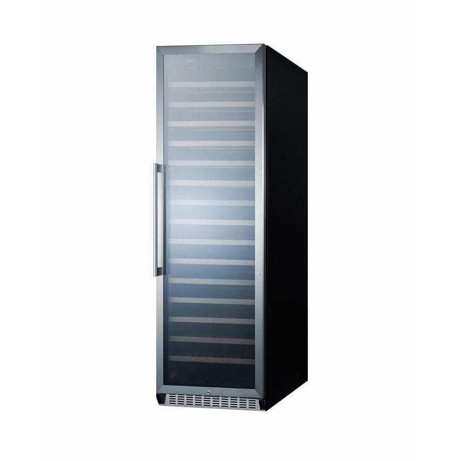 Summit 171 Bottle Single Zone Stainless Steel Wine Fridge SWC1926 Wine Coolers SWC1926 Wine Coolers Empire