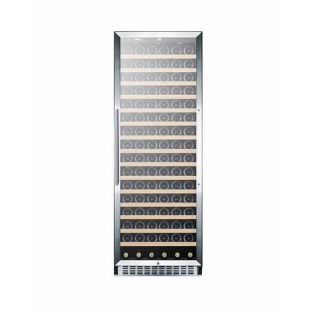 Summit 171 Bottle Single Zone Stainless Steel Wine Fridge SWC1926 Wine Coolers SWC1926 Wine Coolers Empire