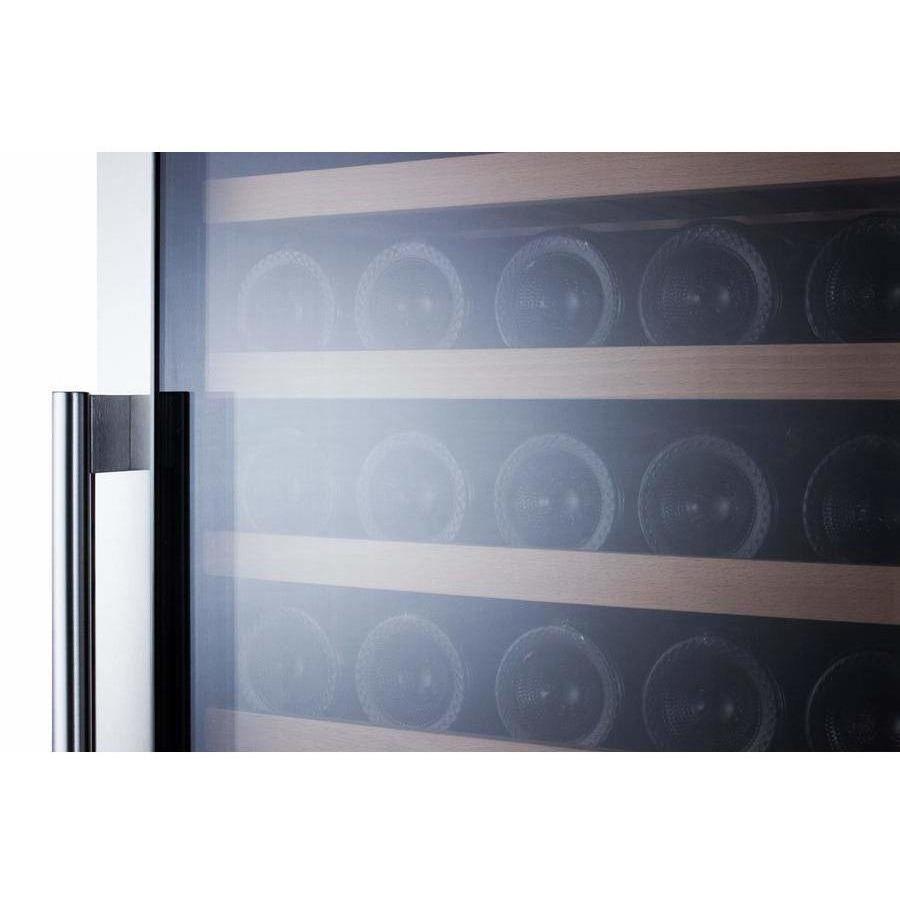 Summit 174 Bottle Dual Zone Stainless Steel Wine Fridge SWC1966 Wine Coolers SWC1966 Wine Coolers Empire