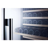 Summit 174 Bottle Dual Zone Stainless Steel Wine Fridge SWC1966 Wine Coolers SWC1966 Wine Coolers Empire