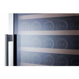 Summit 174 Bottle Dual Zone Stainless Steel Wine Fridge SWC1966 Wine Coolers SWC1966 Wine Coolers Empire