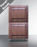Summit 18" Panel Ready 2-Drawer All-Refrigerator ADRD18PNR Refrigerators ADRD18PNR Wine Coolers Empire
