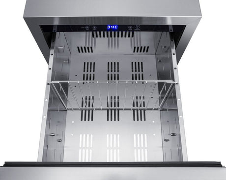 Summit 18" Panel Ready 2-Drawer All-Refrigerator ADRD18PNR Refrigerators ADRD18PNR Wine Coolers Empire