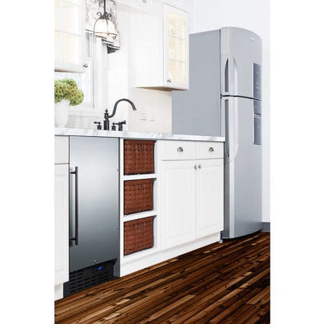 Summit 18" Stainless Steel Drain Free Icemaker BIM18SS Ice Makers BIM18SS Wine Coolers Empire
