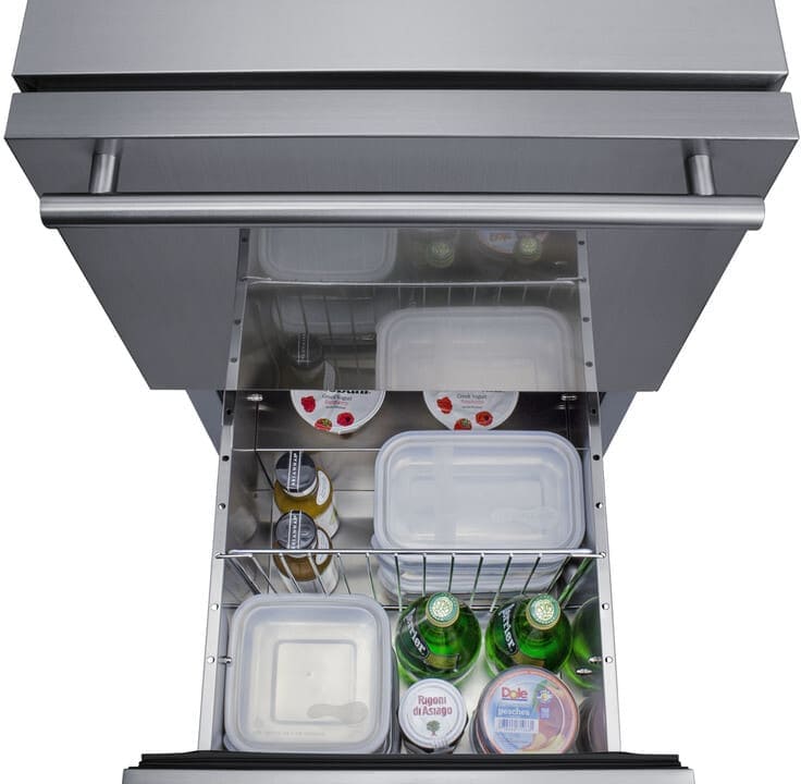 Summit 18" Wide 2-Drawer All-Refrigerator ADA Compliant ADRD18 Wine Coolers Empire