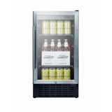 Summit 18" Wide Built-In ADA Compliant Beverage Fridge SCR1841BCSSADA Beverage Centers SCR1841BCSSADA Wine Coolers Empire