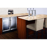 Summit 18" Wide Built-In Beverage Fridge SCR1841B Beverage Centers SCR1841B Wine Coolers Empire