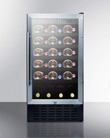 Summit 18" Wide Built-In Wine Fridge SWC1840B Wine Coolers SWC1840B Wine Coolers Empire