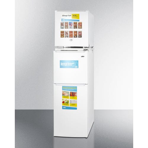 Summit 19" Allergy-Free Refrigerator-Freezer AZRF7W Wine Coolers Empire