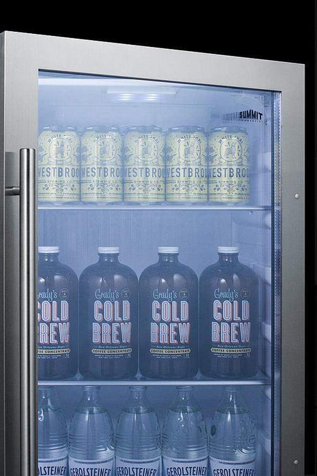 Summit 19" Wide Indoor/Outdoor Beverage Center SPR489OSCSS Beverage Centers SPR489OSCSS Wine Coolers Empire