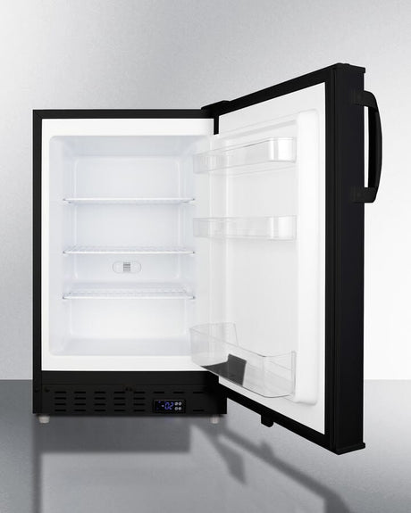 Summit 20" Black Built-in All-Freezer ALFZ37B Freezers ALFZ37B Wine Coolers Empire