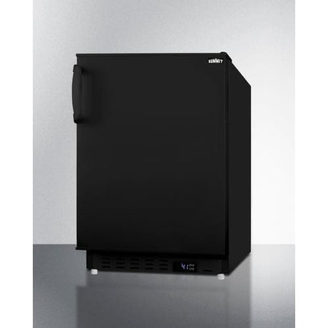 Summit 20" Black Finish All-Refrigerator ALR47B Refrigerators ALR47B Wine Coolers Empire