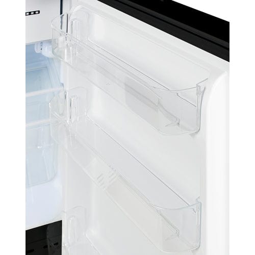 Summit 20" Black Finish Refrigerator-Freezer ALRF49B Wine Coolers Empire