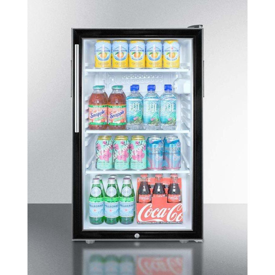 Summit 20" Wide All-Refrigerator, ADA Compliant Beverage Fridge SCR500BL7HVADA Beverage Centers SCR500BL7HVADA Wine Coolers Empire