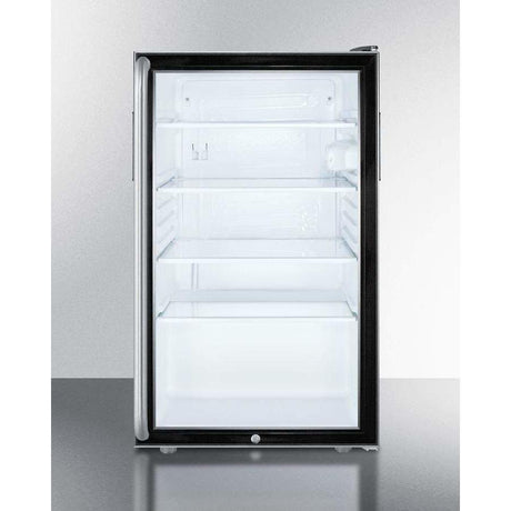 Summit 20" Wide All-Refrigerator, ADA Compliant Beverage Fridge SCR500BL7SHADA Beverage Centers SCR500BL7SHADA Wine Coolers Empire