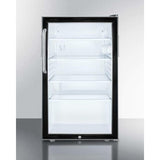 Summit 20" Wide Built-In All-Refrigerator, ADA Compliant Beverage Fridge SCR500BL7CSSADA Beverage Centers SCR500BL7CSSADA Wine Coolers Empire